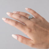 Golden hearts ring