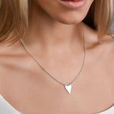 Cable Chain Heart Necklace