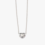 Sliding Bubble Heart Necklace