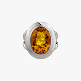 Ice Ring - Oval Gemstone