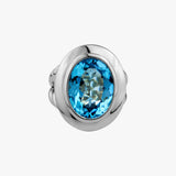 Ice Ring - Oval Gemstone