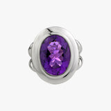 Ice Ring - Oval Gemstone