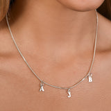 Mini Hanging Iniitial Necklace
