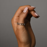 Hard curb chain ring