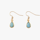 Pear Larimar Earrings