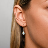 Pear Larimar Earrings