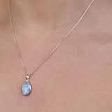 Larimar Oval Necklace