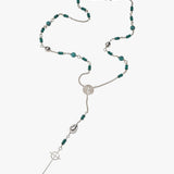 Turquoise Rosary Talisman Necklace