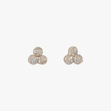 Diamond Trinity Cluster Studs