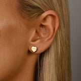 Luxe Von Treskow Heart Studs