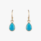 Pear Turquoise Earrings