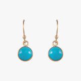 Round Turquoise Earrings