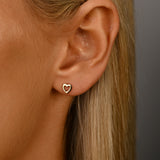 Open Heart Studs