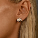 Round Sunface Studs