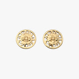Round Sunface Studs