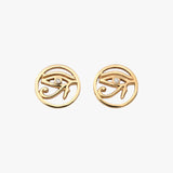 Round Eye of Ra Studs