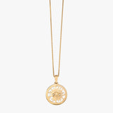 Sunface Charm Necklace