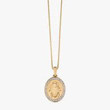 Diamond Framed Scarab Beetle Necklace
