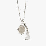VT Plate Tassel Necklace