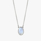 Moonstone Oval Necklace