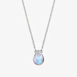Moonstone Pear Necklace