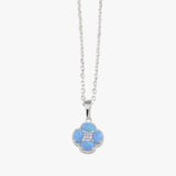 Czelline Opal Clover Belcher Necklace