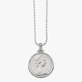 1966 50c Coin Rope Chain Necklace
