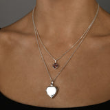 Heart Locket Belcher Necklace