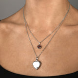 Heart Locket Belcher Necklace