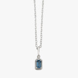 Maeve London Blue Topaz Necklace