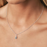 Maeve London Blue Topaz Necklace