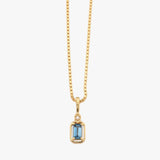 Maeve London Blue Topaz Necklace