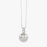Segmented Box Chain Chime Ball Necklace