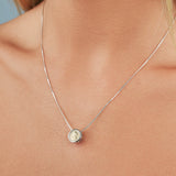 Micro Coin Slider Necklace