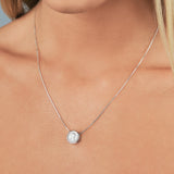 Micro Coin Slider Necklace