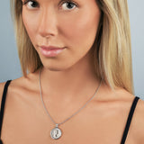 Hinged Sixpence Coin Belcher Necklace