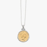 Hinged One Cent Coin Box Chain Necklace