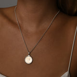 Belcher necklace with one cent coin