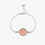 Hinged One Cent Coin Bracelet