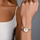 Hinged Two Cent Coin Bracelet