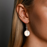 Hinged One Cent Coin Earrings