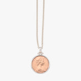 Hinged Two Cent Coin Necklace