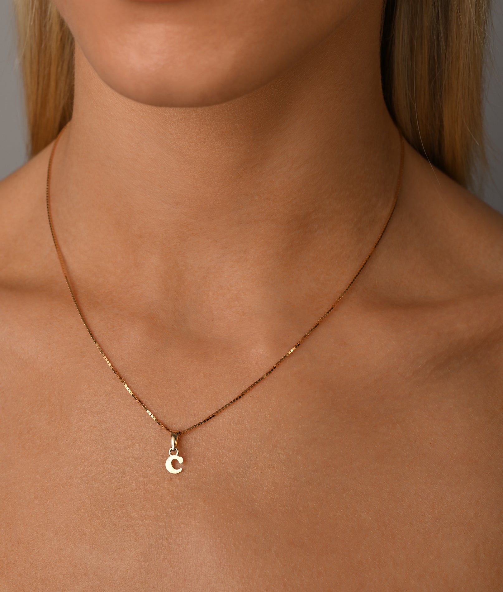 Mini Initial Necklace