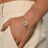 Curb Bracelet with Von Treskow Disc