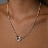 Curb Necklace with Von Treskow Disc