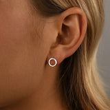 Open Circle Studs
