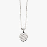 Box Chain Necklace with VT Liebe Heart
