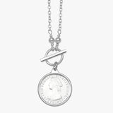 Name Chain Necklace with Token Coin