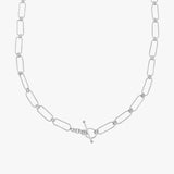 Twisted Open Clip Chain Necklace