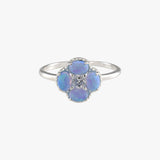 Czelline Opal Clover Fine Ring